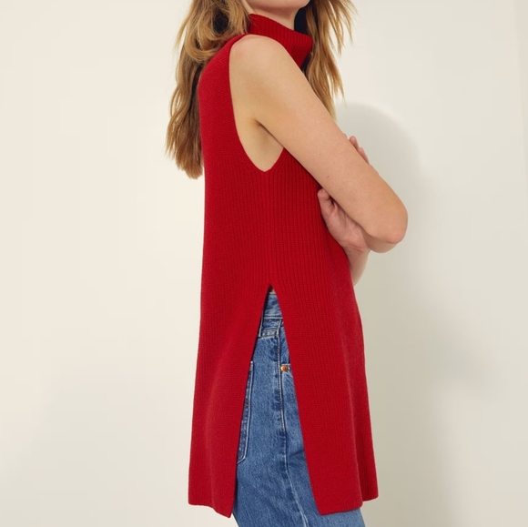 Wilfred mock neck sweater vest - Picture 6 of 7